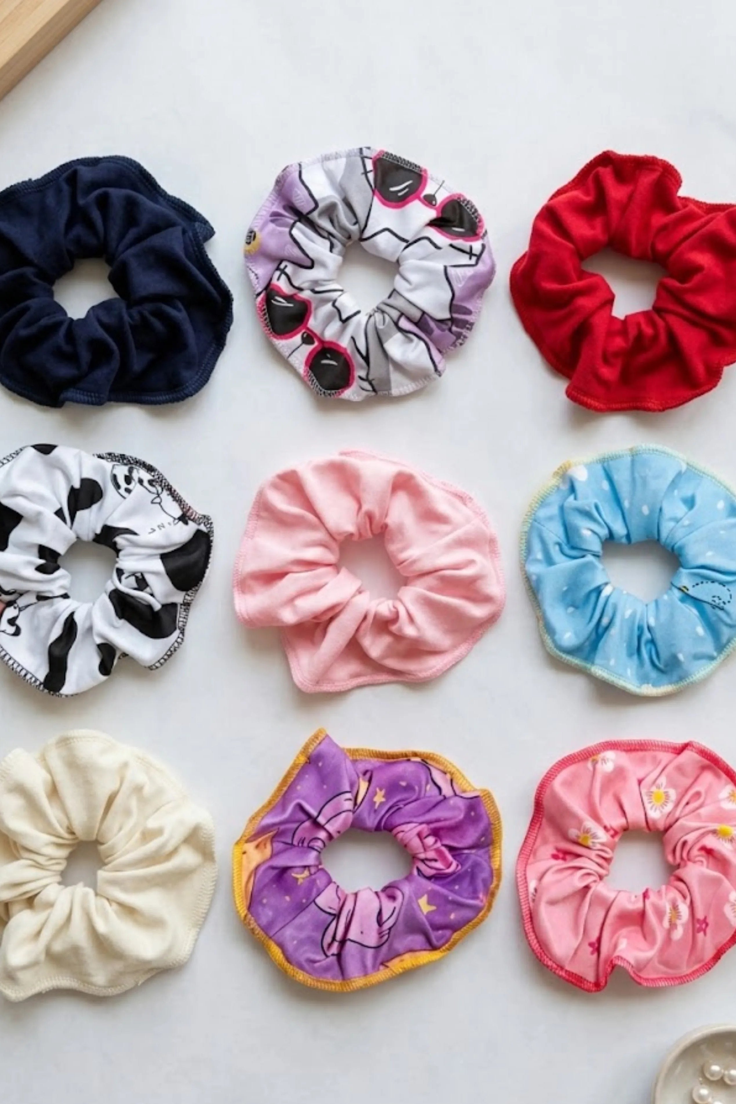 Kit 5 scrunchie sortidas