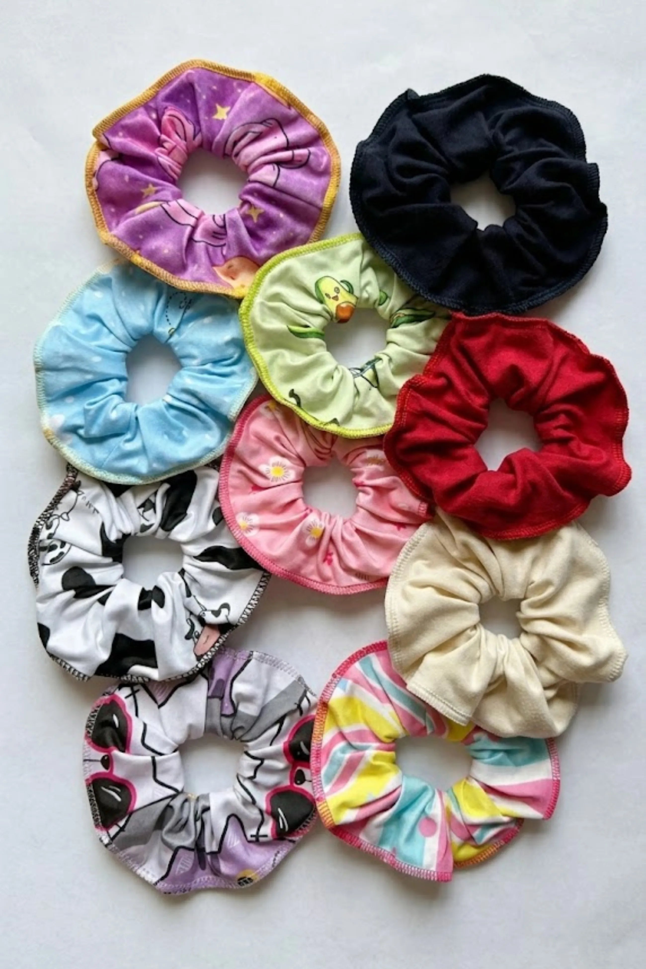 Kit 5 scrunchie sortidas