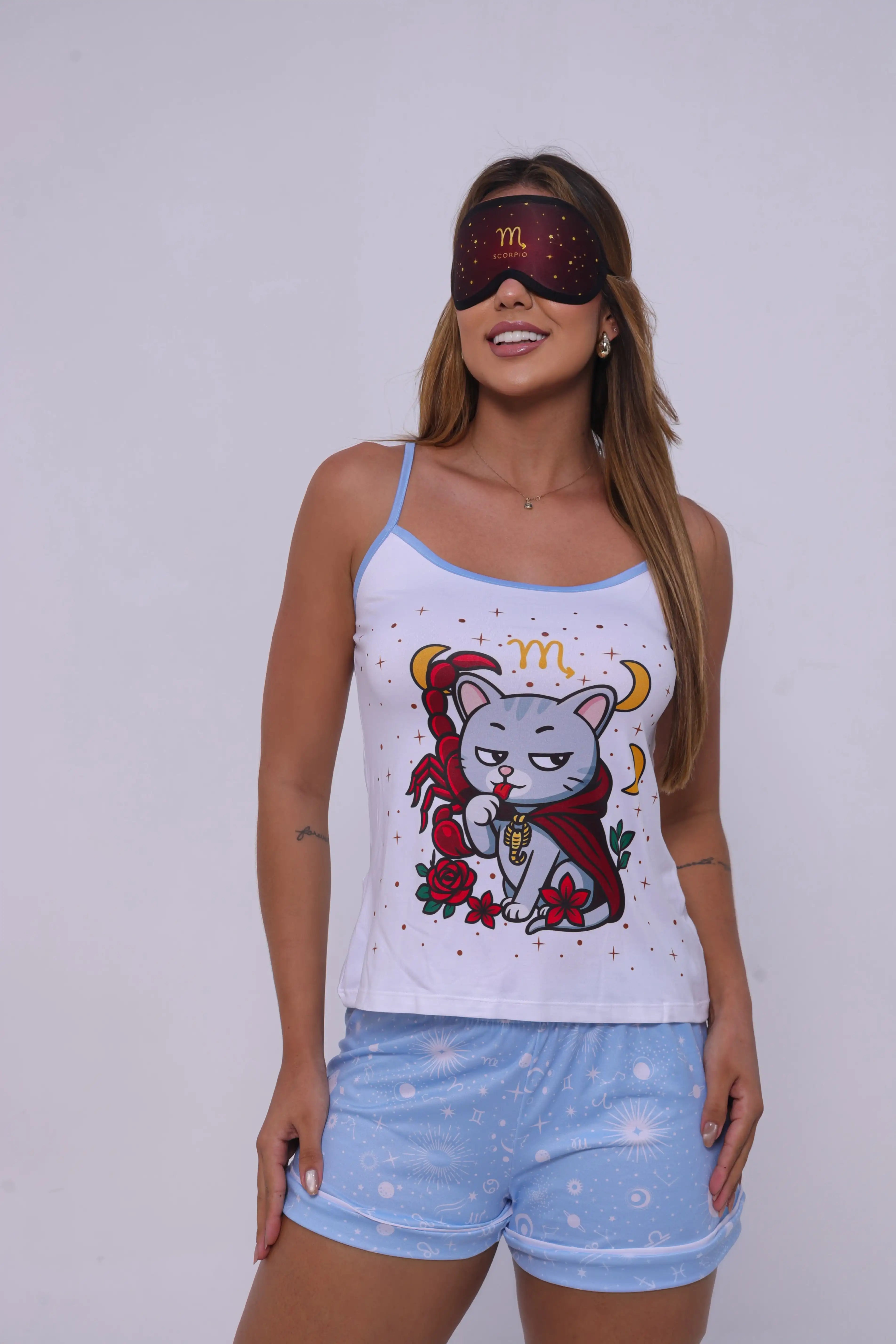 Pijama de Alcinha Signos - Escorpião