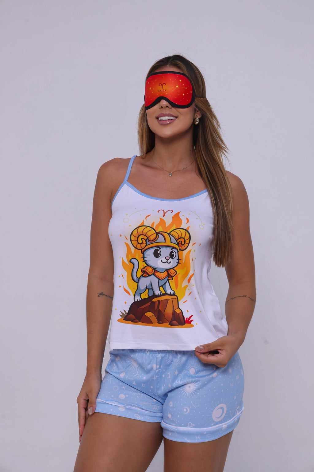 Pijama de Alcinha Signos - Áries