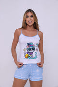 Pijama de Alcinha Signos - Aquário
