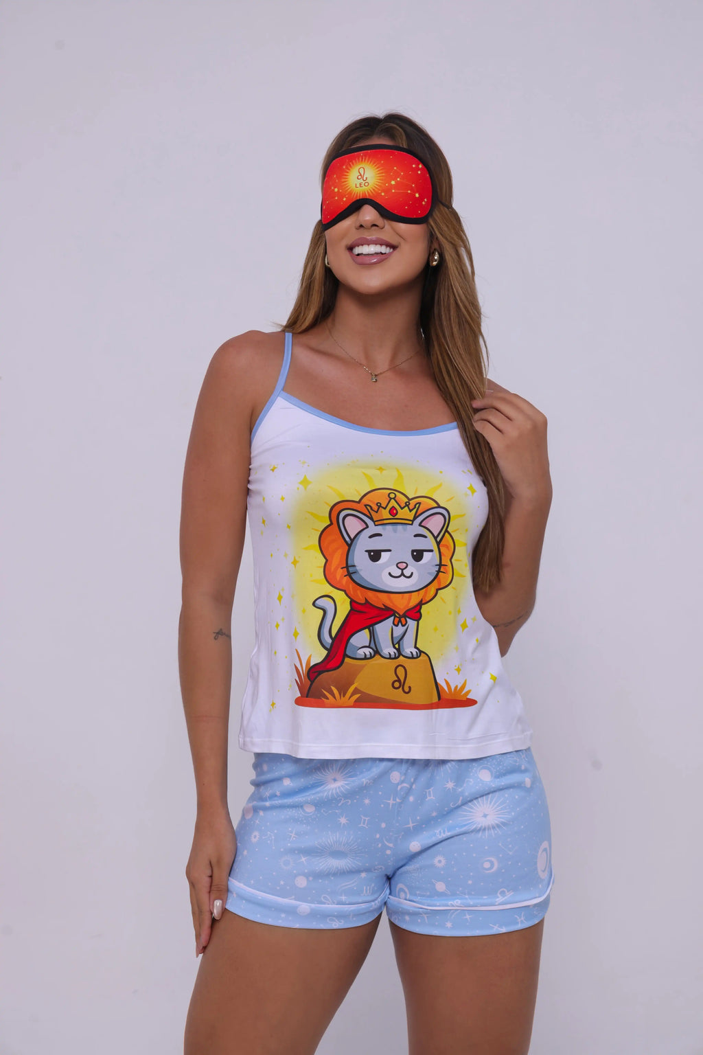 Pijama de Alcinha Signos - Leão