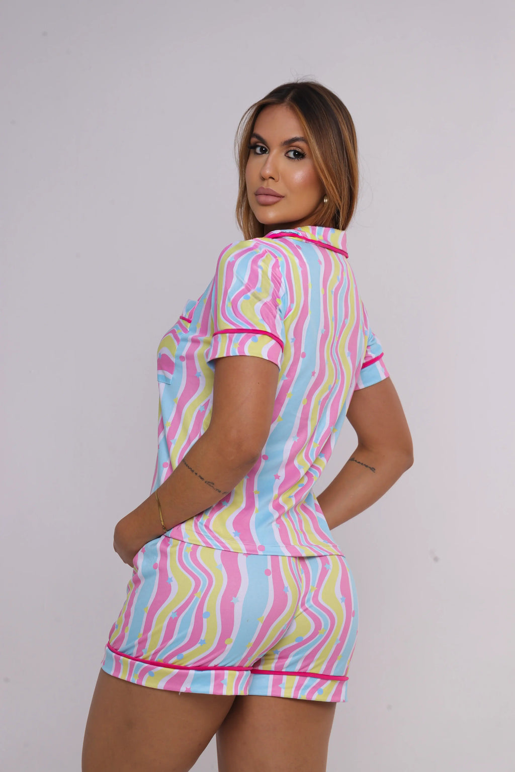 Pijama Americano - Listrado