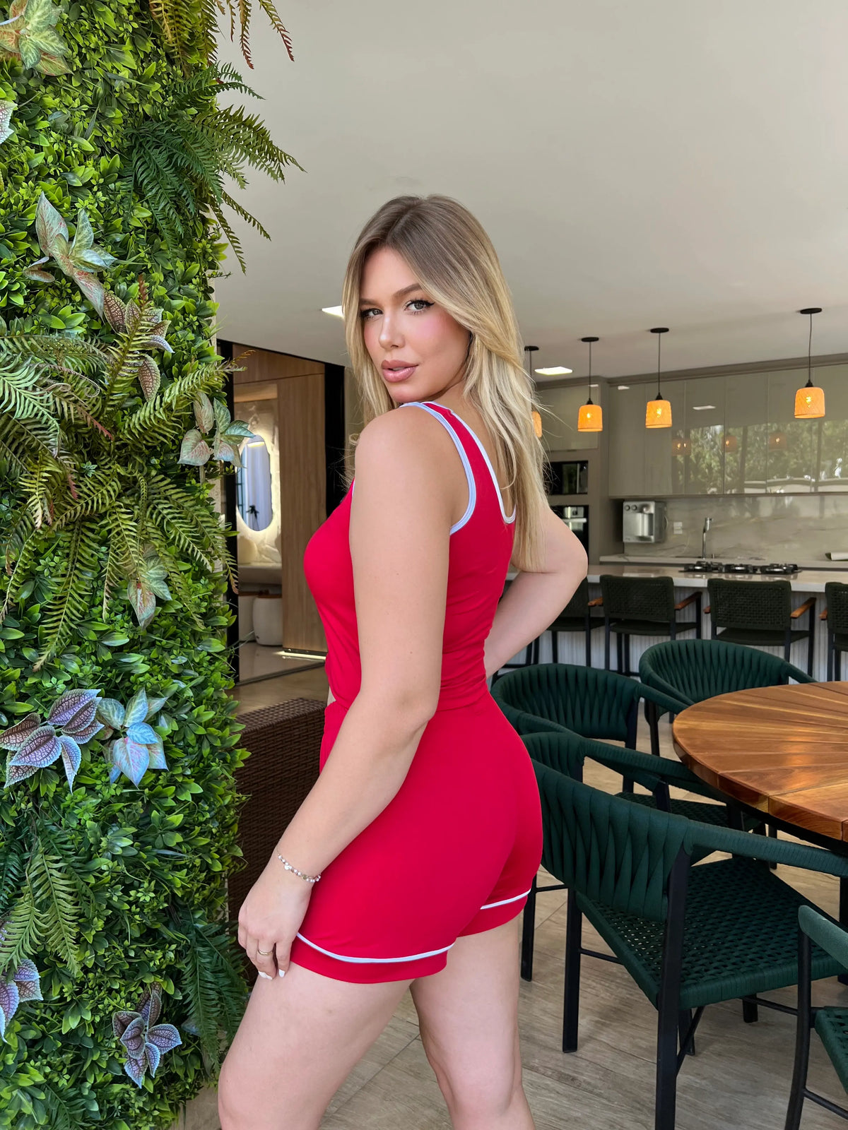 Pijama Babydoll - Vermelho