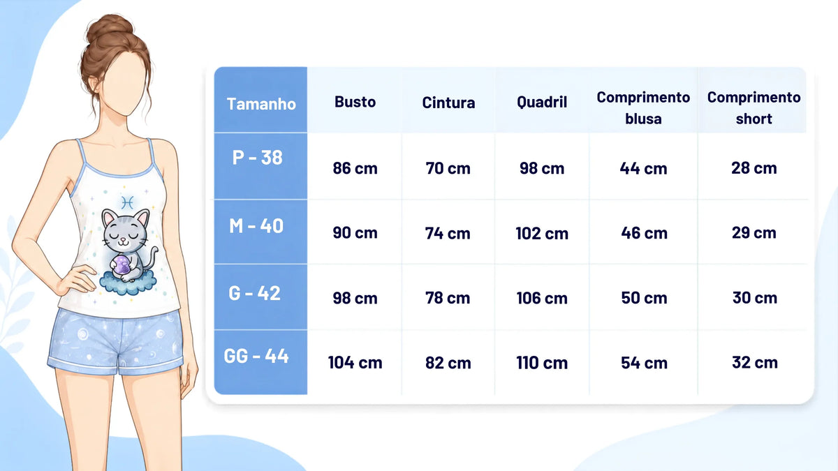 Pijama de Alcinha Signos - Capricórnio